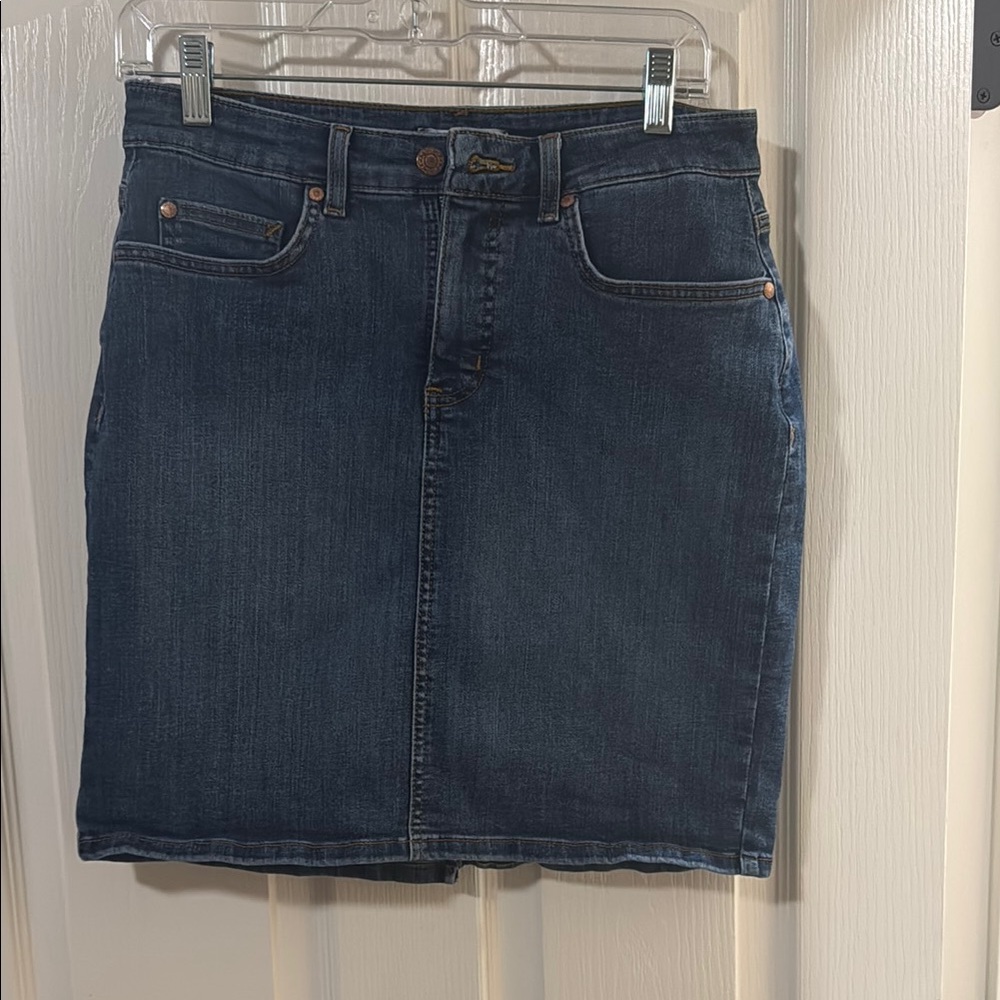 DICKIES- Dark Blue Denim Skirt
